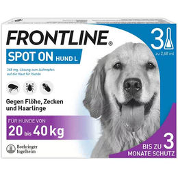 Frontline Spot-On zur Bekämpfung von Zecken, Flöhen und Haarlingen für Hunde ab 20-40 kg 3er Packung – Bild 1 von 1