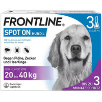 Produktbild von Frontline Spot-On zur Bekämpfung von Zecken, Flöhen und Haarlingen für Hunde ab 20-40 kg 3er Packung