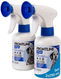 Produktbild von Frontline Spray gegen Zecken und Flöhe für Hunde und Katzen 500 ml