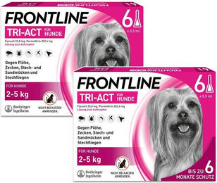 Frontline Tri-Act Mini Spot-On gegen Zecken und Flöhe für Hunde von 2-5kg – Bild 1 von 4