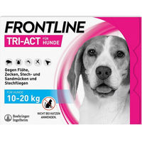 Produktbild von Frontline Tri-Act Spot-On für Hunde 10-20 kg gegen Zecken und Flöhe