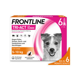 Frontline Tri-Act Spot-On für Hunde 10-20 kg gegen Zecken und Flöhe - 3 Pipetten – Bild 1 von 8