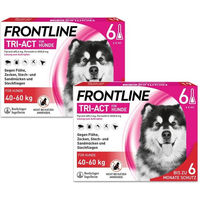 Produktbild von Frontline Tri-Act Spot-On gegen Zecken, Flöhe und fliegende Insekten für Hunde der Riesenrassen (40-60kg)
