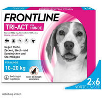 Produktbild von Frontline Tri-Act Spot-On gegen Zecken und Flöhe für Hunde mittlerer Rassen