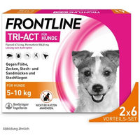 Produktbild von Frontline Tri-Act Spot-On gegen Zecken und Flöhe für kleine Hunde (5-10kg)