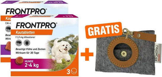 Frontpro 11,3 mg Kautabletten für Hunde 2 x 3 Stück – Bild 1 von 1