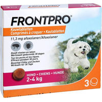 Produktbild von Frontpro 11mg Böhringer Ingelheim Tabletten für Hunde 2-4kg Mini