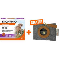 Produktbild von Frontpro 136 mg Kautabletten für Hunde 3 Stück