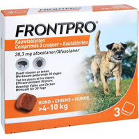 Produktbild von Frontpro 28mg Tabletten von Böhringer Ingelheim für Hunde 4-10kg