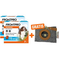 Produktbild von Frontpro 68 mg Kautabletten für Hunde 2 x 3 Stück