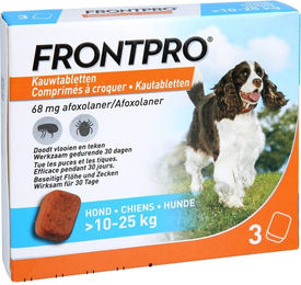 Produktbild von Frontpro 68mg Böhringer Ingelheim Tabletten für Hunde mittlerer Rassen 10-25kg