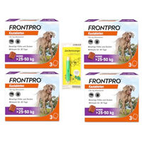 Produktbild von FRONTPRO Kautabletten von Boehringer Ingelheim zum Schutz gegen Zecken und Flöhe für große Hunde 25-50 kg