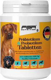 Produktbild von FSA NUTRITION Präbiotikum und Probiotikum Tabletten für Hunde Adult zur Unterstützung der Verdauung und des Magen-Darm-Traktes