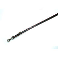 Produktbild von Führleine Pfote aus Leder in Schwarz 200 cm