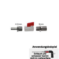 Produktbild von Fujimac Luftventil mit Reduzierstück 18 auf 8-12mm für den Teichbetrieb