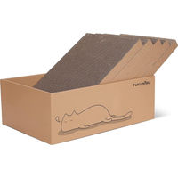 Produktbild von FUKUMARU Katzen Kratzpappe Set mit 5 umkehrbaren Kratzmatten aus Pappe