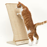 Produktbild von FUKUMARU Kratzbrett für Katzen aus Holz geneigt 60 cm