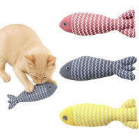 Produktbild von FUNFY Katzenspielzeug Set aus Plüsch mit Katzenminze und Knisterfunktion 3 Stück