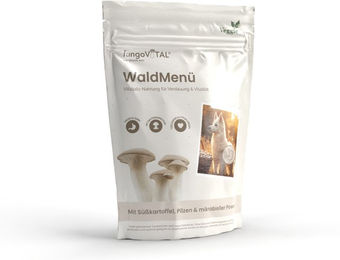 fungoVITAL Waldmenü Trockenfutter Vegan Getreidefrei Hypoallergen Ohne tierisches Protein 1000g – Bild 1 von 3