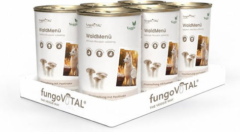 fungoVITAL WaldMenü Vegan Nassfutter Getreidefrei Sensitive Ohne tierisches Protein 2400g – Bild 1 von 2