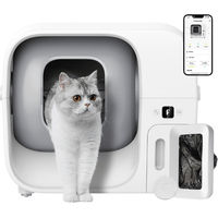 Produktbild von Furbulous Automatische Selbstreinigende Katzentoilette mit App-Steuerung und Versiegelungsfunktion in Weiß