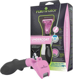 Furminator deShedding Fellpflege-Bürste für Kleintiere wie Kaninchen aus Edelstahl – Bild 1 von 8