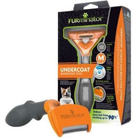 Produktbild von Furminator Entwirrbürste für langhaarige Hunde in Medium mit Edelstahlzinken