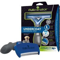 Produktbild von Furminator Fellpflegebürste für langhaarige Hunde großer Rassen aus Edelstahl