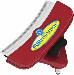 Furminator FURflex Comfort Edge deShedding-Aufsatz für große Hunde in Rot – Bild 1 von 6