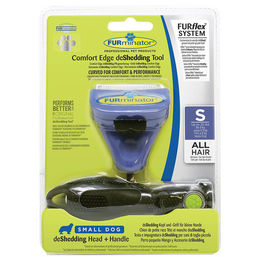 Furminator FURflex deShedding Combo Fellpflegebürste für kleine Hunde mit Edelstahl-Zähnen Größe S – Bild 1 von 3