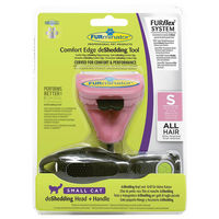 Produktbild von Furminator FURflex deShedding Combo S Katzenbürste aus Edelstahl in Rosa