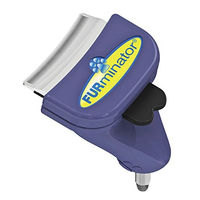 Produktbild von Furminator FURflex Fellpflegebürste für kleine Hunde mit deShedding-Aufsatz aus Edelstahl für alle Felltypen Größe S - 1 Stk.