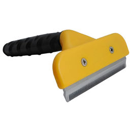 Produktbild von Furminator Hundebürste Classic für alle Felltypen in Gelb mit Edelstahl