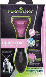 Furminator Kamm zur Fellpflege für Kleintiere wie Kaninchen und Frettchen in Rosa aus Kunststoff – Bild 1 von 2