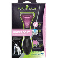 Produktbild von Furminator Kamm zur Fellpflege für Kleintiere wie Kaninchen und Frettchen in Rosa aus Kunststoff