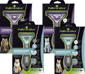 Furminator Katzenbürste für Langhaarkatzen Größe L Grau – Bild 1 von 3