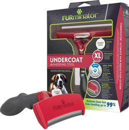 Produktbild von Furminator Undercoat deShedding Bürste für kurzhaarige Hunde in der Größe Giant mit Edelstahl-Zähnen