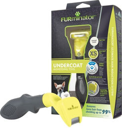 Produktbild von Furminator Undercoat deShedding Kamm für kurzhaarige Hunde Mini Gelb aus Edelstahl