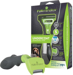 Furminator Undercoat deShedding Kamm für langhaarige Hunde Klein Grün – Bild 1 von 3