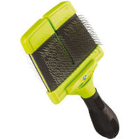 Produktbild von Furminator Zupfbürste Größe L für Drahthaar und seidiges Haar mit Edelstahlborsten