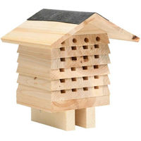 Produktbild von furnicato Bienenhaus aus Massivholz naturfarben 22 x 20 x 20 cm