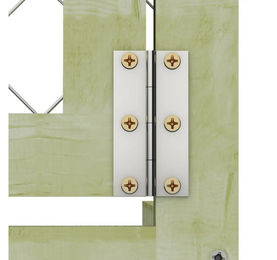 furnicato Hühnerstall Hühnerkäfig aus massivem Kiefernholz 200 x 400 x 200 cm – Bild 1 von 2