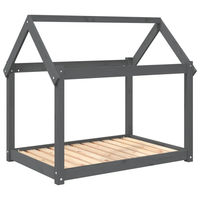 Produktbild von Furnicato Hundebett aus Kiefernholz in Grau 101x70x90 cm