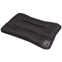 Produktbild von Furnicato Hundebett XXL Schwarz aus Stoff für Riesenrassen