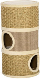 furnicato Kratztonne Katzenkratzbaum aus Sisal und Plüsch 70 cm – Bild 1 von 5