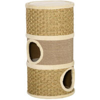 Produktbild von furnicato Kratztonne Katzenkratzbaum aus Sisal und Plüsch 70 cm
