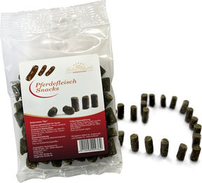 Futter Shuttle Belohnungssnack Pferdefleisch für Hunde Hypoallergen und Monoprotein 70 g – Bild 1 von 2