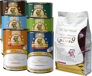 Produktbild von Futter Shuttle Getreidefreies Katzen Futter Set aus Trocken- und Nassfutter für alle Altersstufen