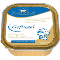 Produktbild von Futter Shuttle Hund Nassfutter Geflügel in der Schale ohne Konservierungsstoffe und Zucker
