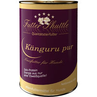 Produktbild von Futter Shuttle Hund Nassfutter Känguru Monoprotein Hypoallergen für Allergiker 400g Dose